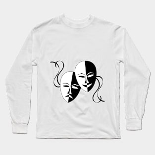 masks faces Long Sleeve T-Shirt